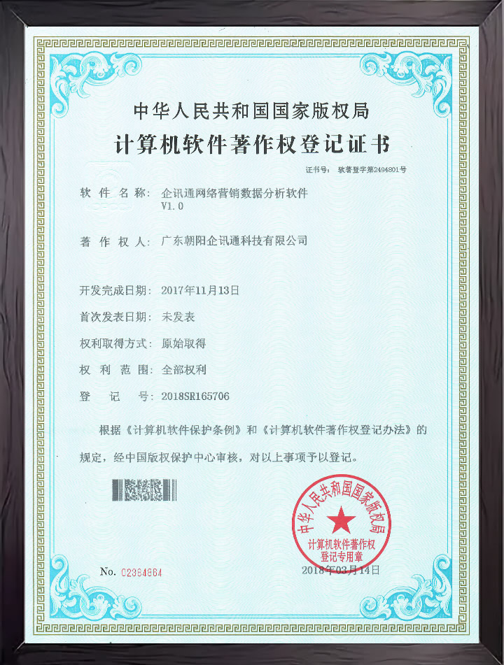企訊通網(wǎng)絡營銷數(shù)據(jù)分析軟件